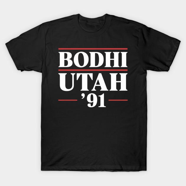 

Men Black Print T-shirt Point Break - Bodhi Utah 91 No-Cut Transfer Paper Print Cotton Tshirt 2XL чорний