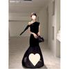 Summer Atmosphere, Beautiful Temperament, Waist and Thin Slanted Shoulder Hip Dress, Children's New Summer Long Dress