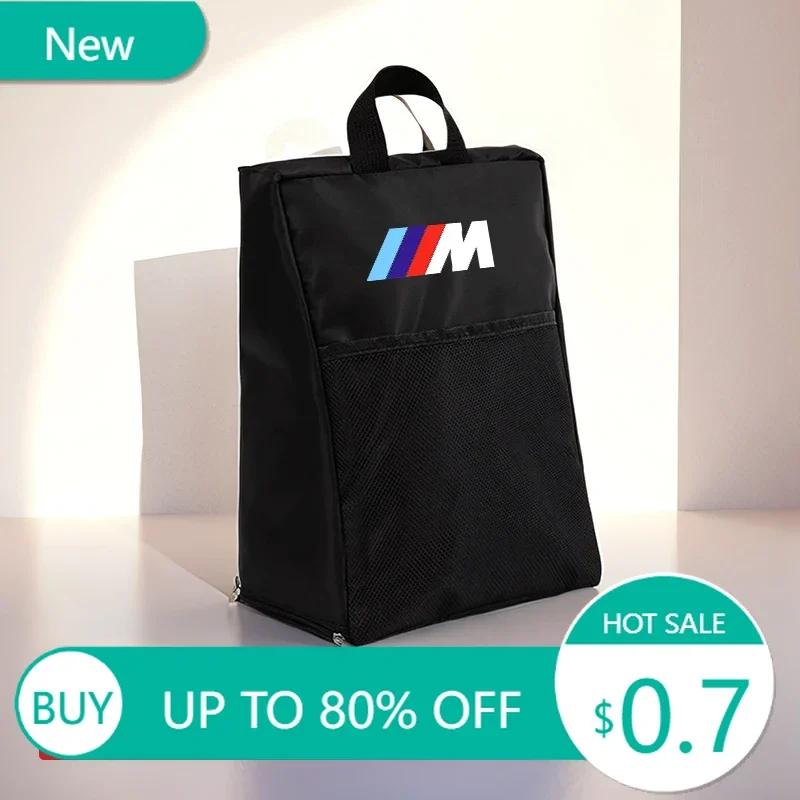 BIFL6 Hot Car Label Sneaker Organiser Portable Shoe Oxford Cloth Storage Bag Travel Accessories For BMW E46 E90 E60 F10 E39 F30 E