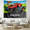 Custom Name Truck Print Tapestry, Backdrop, Easy Setup, Ideal for Bedroom, Office & Living Room, with Aesthetic Wall Hanging Decor.