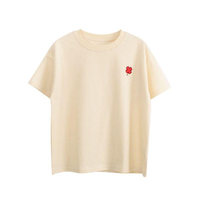 Summer Children's Pure Cotton Short-Sleeve T-Shirt for Older Kids 2026 Boys and Girls Stylish Loose-Fitting Clothing Parent-Child Outfits