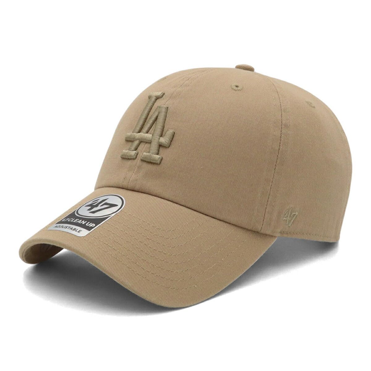 Clean Up MLB LA FREE 47 CLEAN UP  47brand  47BRAND Cap, Logo, Khaki/Khaki,