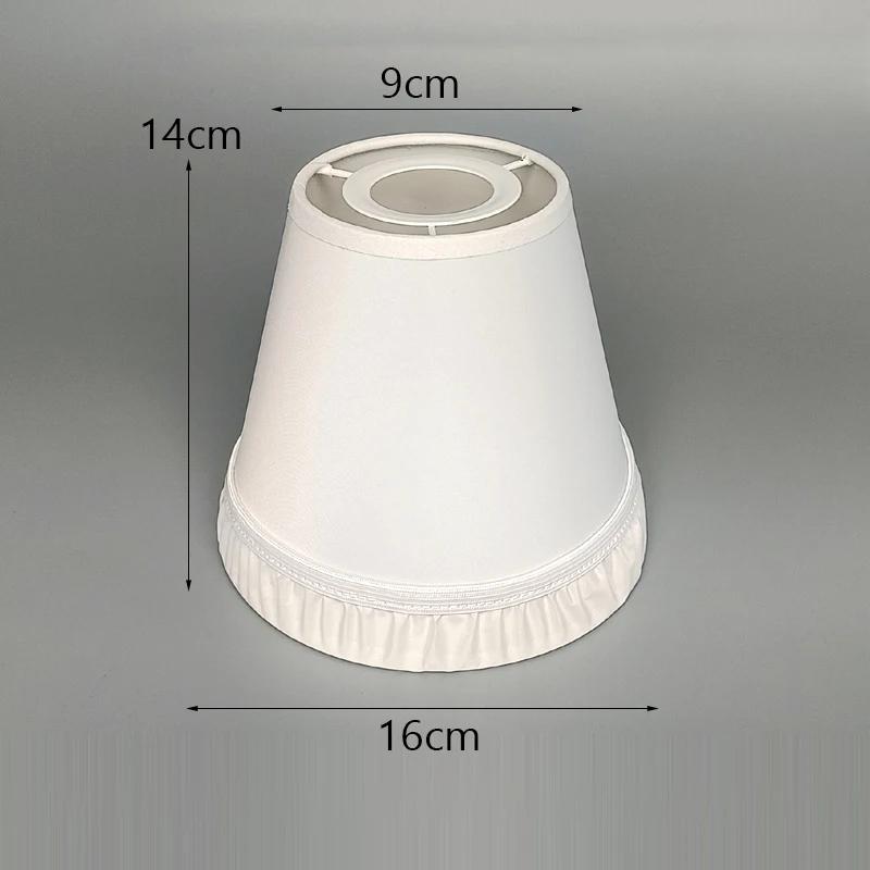 White/Beige Chandelier Lamp Shade  E27 Lampshade Ceiling Lamp Cover Shade + Lens Hood Pendant Light Cover Replacement