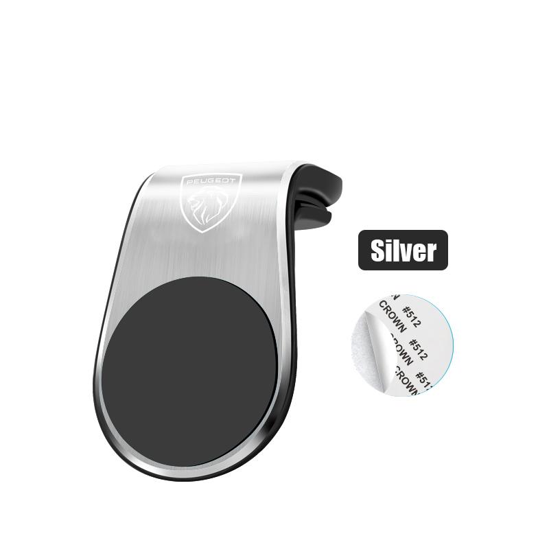 Car Air Vent Magnet Mobile Stand Magnetic Phone Holder For Peugeot 408 308 5008 208 2008 3008 Landtrek Rifter 508 108 Valve cap