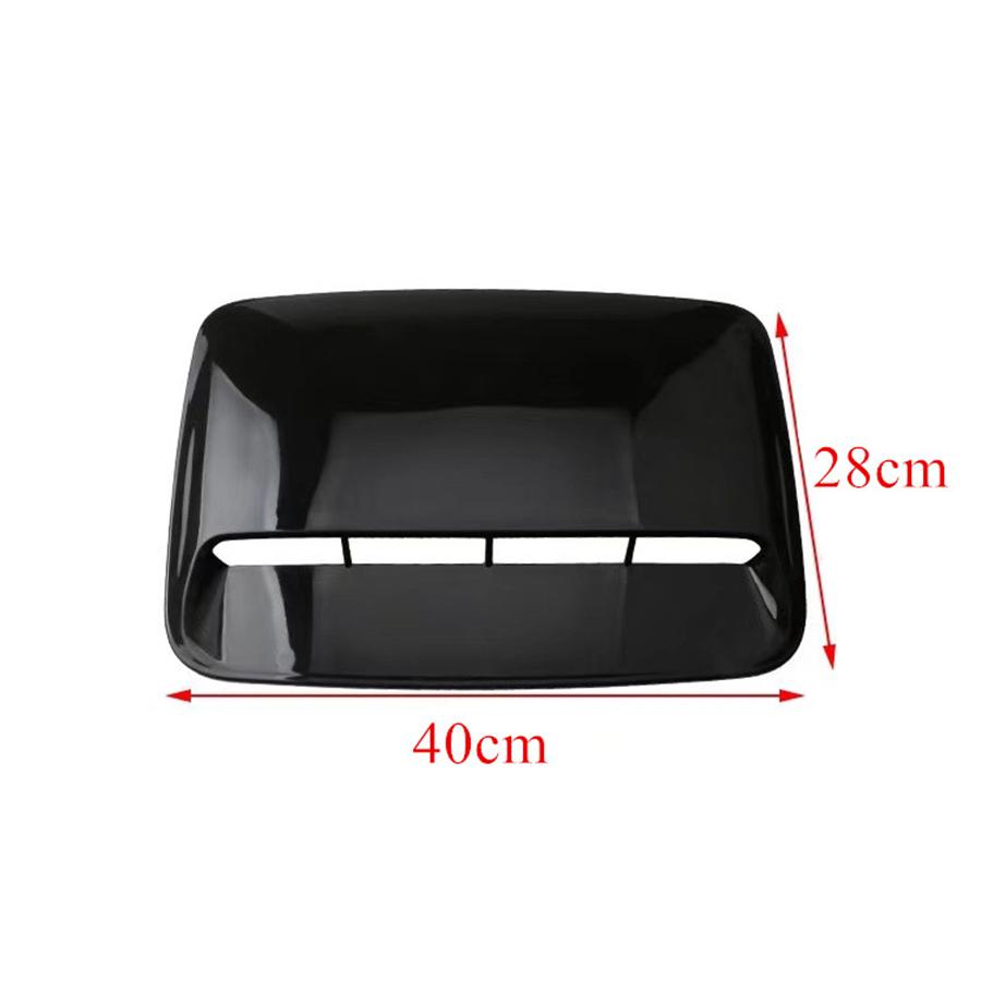 Pair x Side Glossy Black Air Flow Vent Covers For Universal For all car