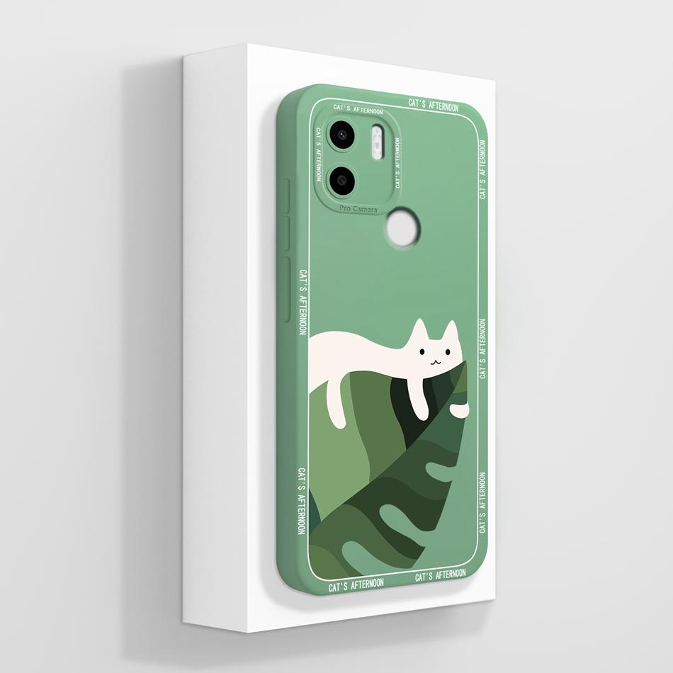 For Xiaomi Redmi A1 Plus Phone Case Fantasy Full Protection Soft Liquid Silicone Anti Drop Back Cover For RedmiA1 A 1 A1+ Funda