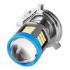 LED Motorcycle Headlight Bulb White High Brightness Wide View Aluminium Alloy Motorbike Front Light Bulbs H4