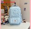 Schulrucksack für Mädchen mit Pünktchen-Schleifen-Design und wasserabweisendem Nylon für den Schulgebrauch