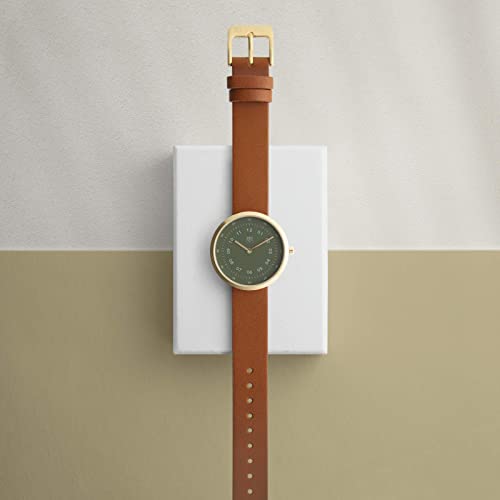 Maven Watches 34mm Artisan Series Minimalist Fashion Watch (DUSTY OLIVE BROWN 34MM)