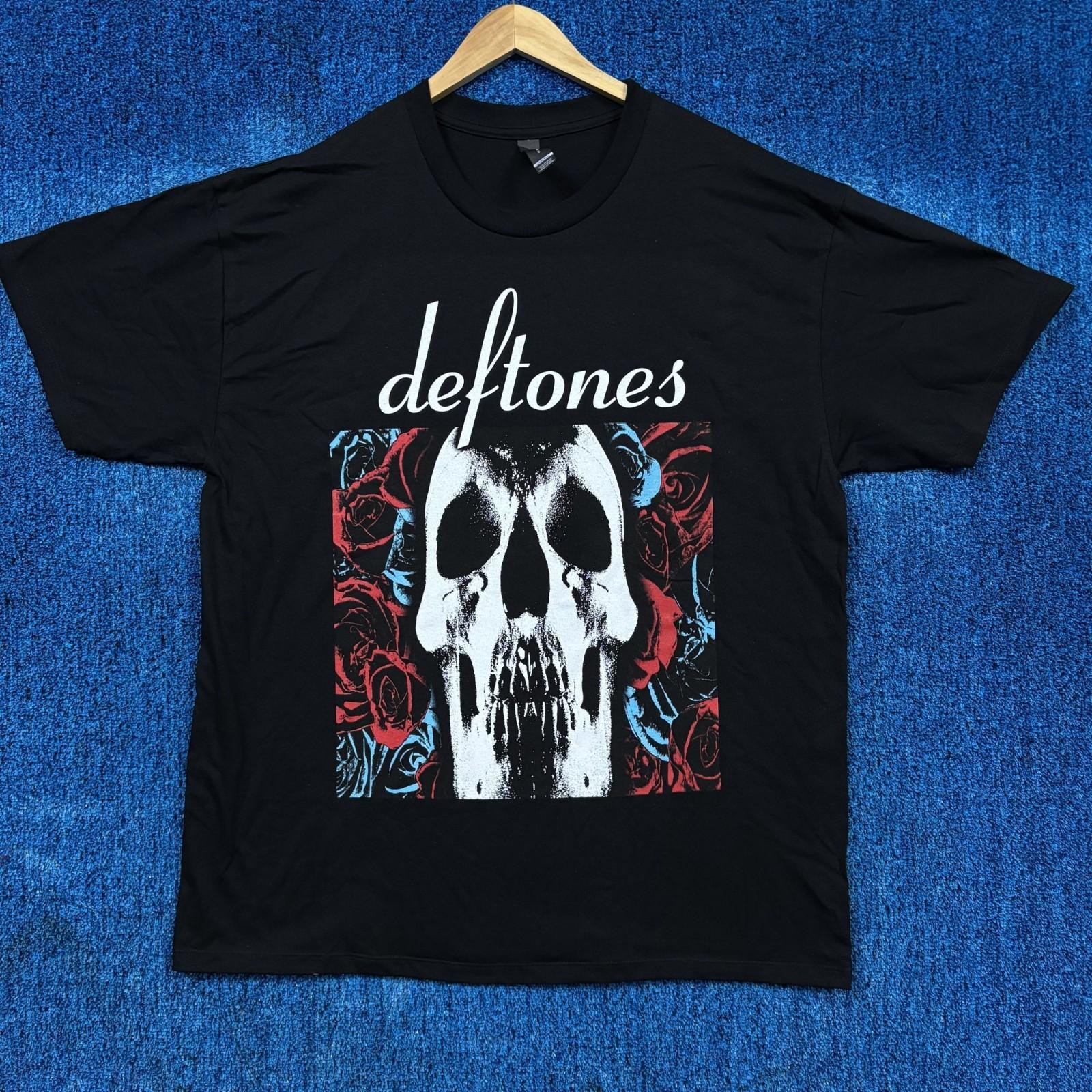 Deftones Self Titled Album Nu Metal Band T-Shirt Size XL XXXL