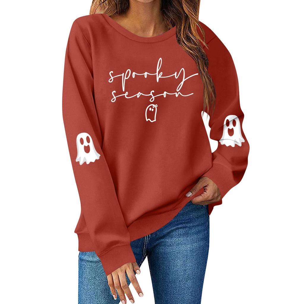 Genser for kvinner Langermet Casual Komfort Løs Lett Genser for kvinner