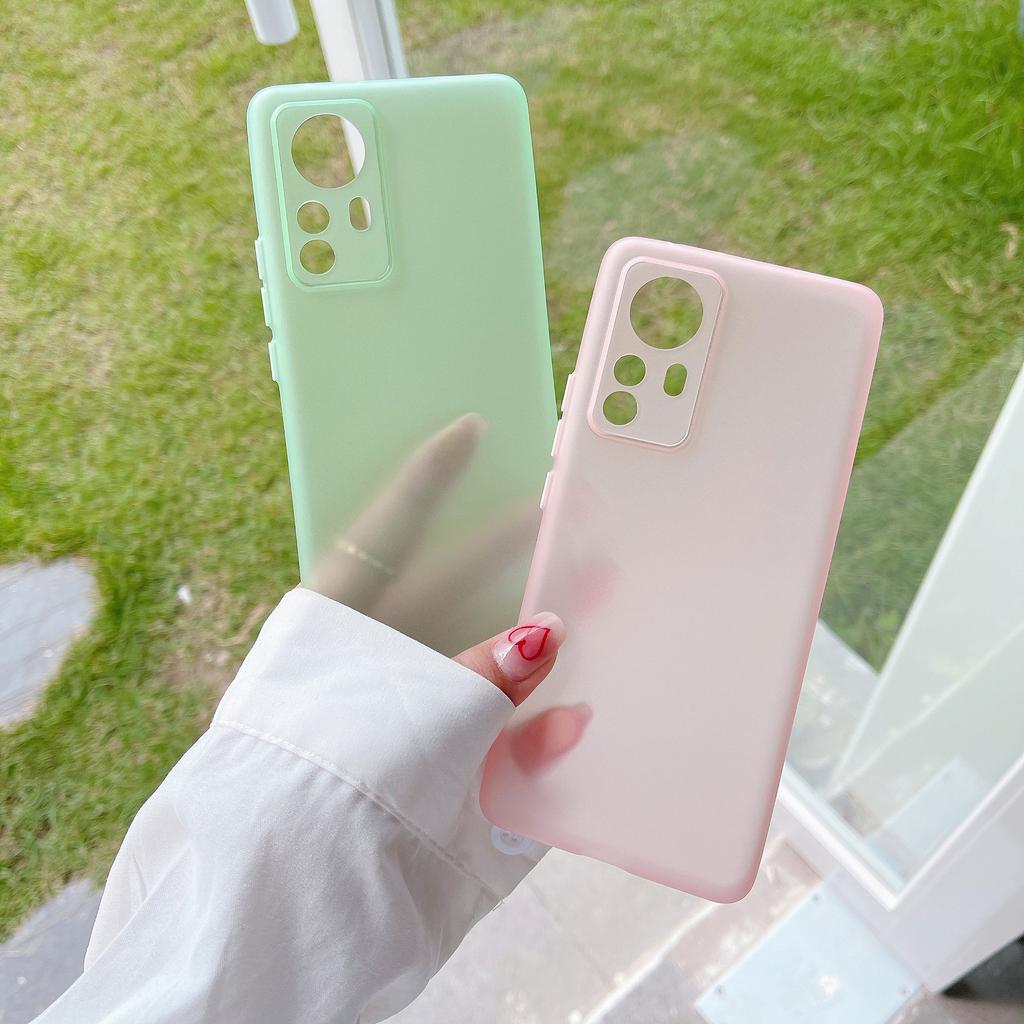 Suitable for Xiaomi 14 Ultra-thin Matte Phone Case, K50 Full Package Color Keys, Note10 Transparent Protective Case