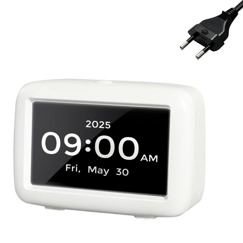 Auto Updating Seasonal Time Instrument With 5 Recurring Alarms Big Screen Information Storage Great For Cognitive Health Individuals