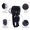 Fitness Justerbara ankelremmar 4 D-ringar för kabelmaskiner Comfort Fit Neopren Ankelmanschetter Booty Building Workout Trainer