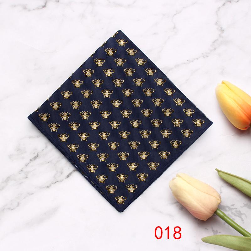 British Style Men'S Suit Pocket Towel Small Flower Type Business Retro Banquet Suit Small Square Scarf Chest Towel Handkerchief