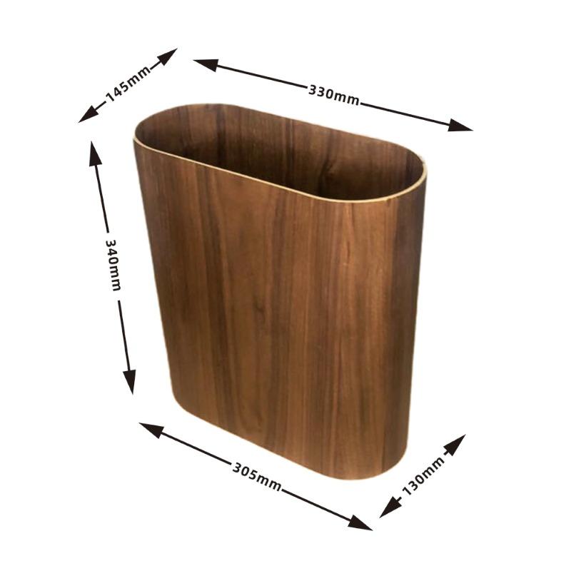 

Wooden Trash Cans Kitchen Garbage Bins Living Room Large Garbage Disposal Boxes Household Long Tube Narrow Mouth Paper Basket