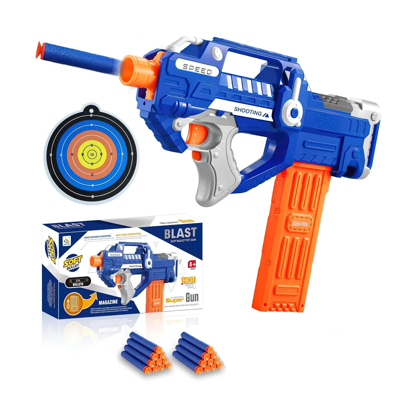 

Новый электрический пистолет с мягкими пулями, снайперская винтовка, костюм для пуль Nerf, игрушечный пистолет, бластер EVA Dart, игрушечная винтовка, детский подарок, пули для страйкбола