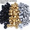 50/140PCS 6x9mm Loose Small Horse Beads, Small Horse Beads for Bracelet Making Kit, Hair Beads for Braids, Jewelry Making Craft Beads