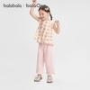 Balabala Girls' Sleeveless Two-Piece Set