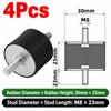 M3 M4 M5 M6 M8 M10 Silentblock Bobbin Mount Male Thread Shock Absorber  for Marine Automotive Use