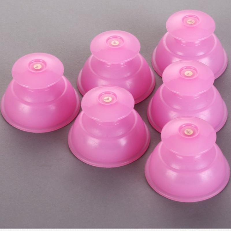 

Silicone Cupping Therapy Device for Home Use, Moisture Absorbing Negative Pressure Cupping Tool, Portable Elastic Vacuum Silicone Cup розовый
