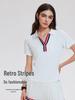 Cai Jue Women's Quick-Dry Short Sleeve Polo for Outdoor Sports & Fitness