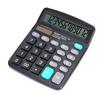 Office Supplies, Solar Powered Calculator, Dual Power Supply, 12 Digit Large Display Screen for Accounting Purposes