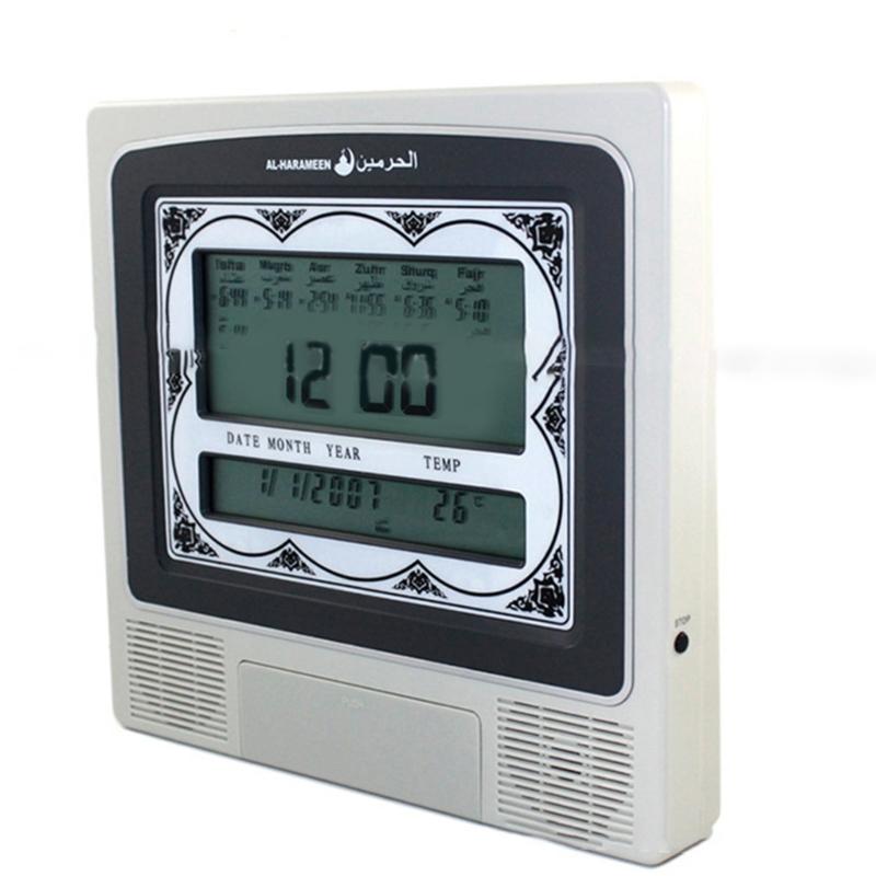 

Decorative Azan Clock Calendars Muslim Prayer Desk Alarm Clock Digital Reminder Decorative Automatic Digital Alarm Clock 1