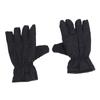 Winter Warm Snowboarding Gloves Thickened Padded Black Color 5 Fingers Cold Weather Gloves