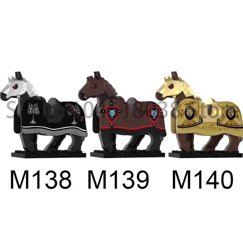 Medieval Military Figures Octopus Sea Demon Knights Building Blocks Weapons Accessories Sword Temple Spear Shield MOC MINiBricks