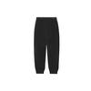 Li Ning Training Series Logo Print Solid Color Elastic Casual Pants Men Bottoms Black AKLQA37-11