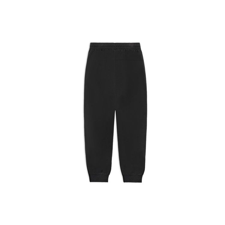 Li Ning Training Series Logo Print Solid Color Elastic Casual Pants Men Bottoms Black AKLQA37-11