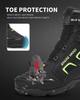 Rutschfeste Motorrad-Stiefel für Herren mit Gummisohle und Mikrofaser für Sport und Schutz