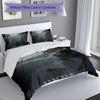 3Pcs Dark Mysterious Exploration Bedding Quilt Set Quilt Cover Gift For Fans 1 Duvet Cover 2 Pillowcase Game566