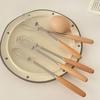 Wooden Handle Mini Egg Whisk Multifunction Hand Egg Beater Stainless Steel Egg Beater  Baking