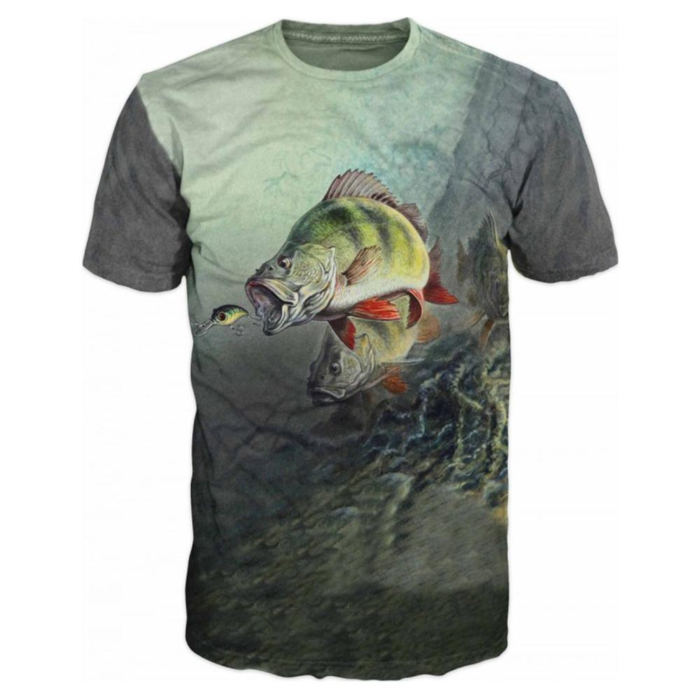 Men Vintage Fishing T Shirt 3d Print Casual Short Sleeve Loose Loose Tshirt For Men Sweatshirt Men's Top Clothing Outdoor Sports