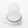 MUJI Water Bottle with MDC48A2A Horizontally-Standing Strainer, White, Approx. 1L,