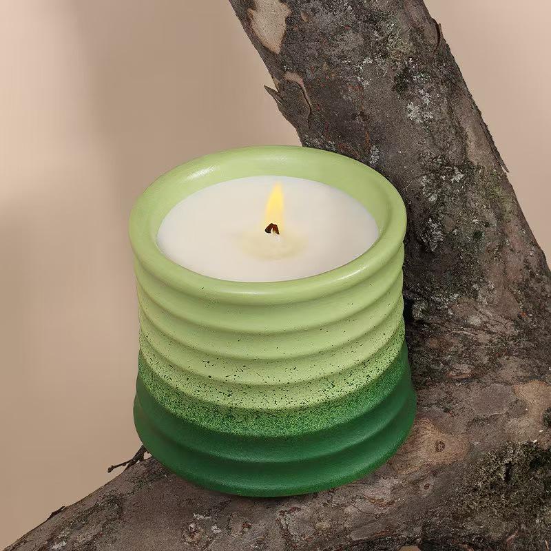 Creative Soy Wax Ceramic Aromatherapy Candle for Bedroom & Living Room