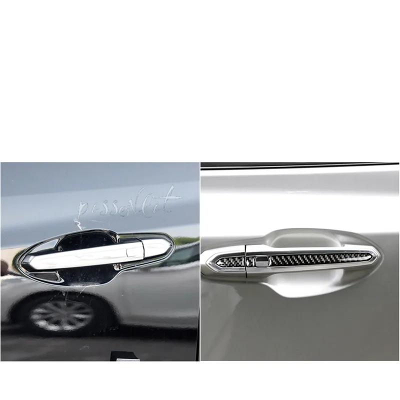 Per Cadillac XT5 2016-2019 Copri Maniglia Porta Auto Fibra di Carbonio Adesivo Decorativo Accessori di Styling Auto di Qualità Adesivo Auto