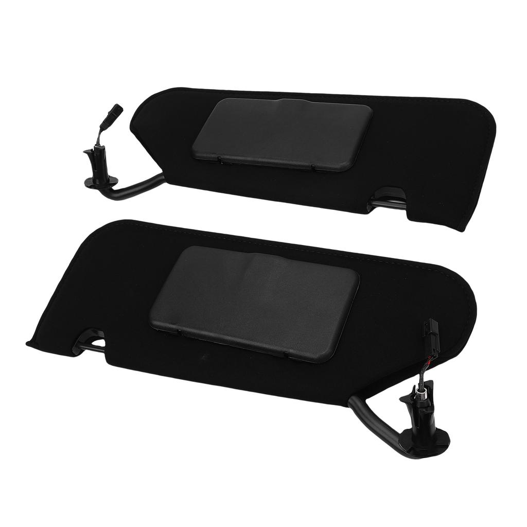 2 Stück Auto Sonnenblende mit Spiegel 23142245 Rechte Beifahrerseite Linke Fahrerseite Sonnenblende Schminkspiegel Sonnenschutz