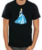 Disney Princess Characters Short Sleeve White T Shirt Men R105