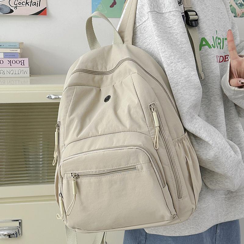 Schoolbag Backpack Women's 1011 New Multi-Pocket College Student School Bag Premium Sense Versatile Large Capacity Travel Ladies Backpack