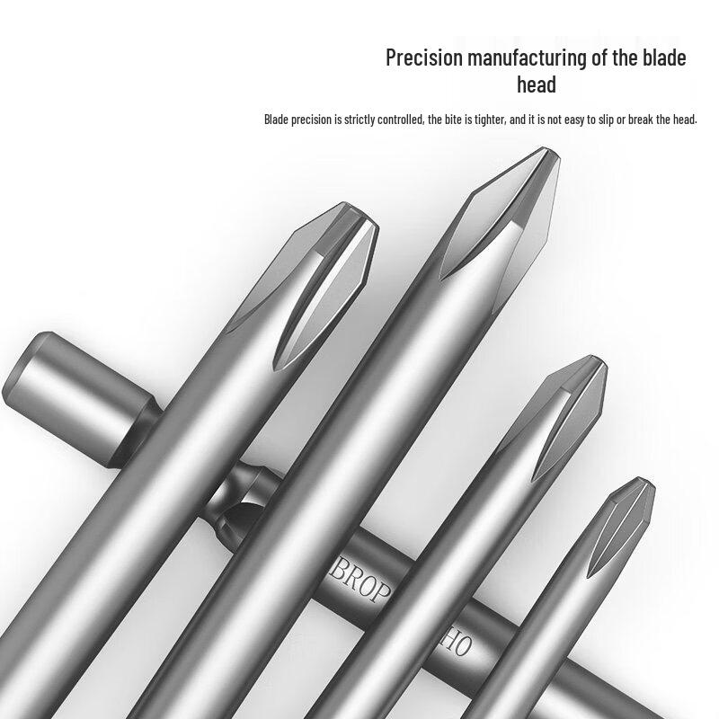 Hujian Magnetic S2 Steel Hex & Phillips Screwdriver Bit Set