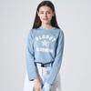 Langærmet Grafisk Print T-shirt Sb
