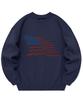 SAINTPAIN Sp Jacquard American Knit Sweater - Navy