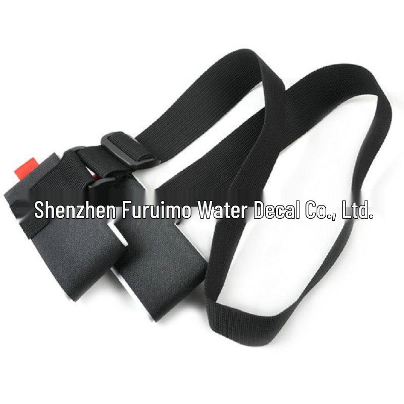 Handheld Double Snowboard Bindings and Ski Board Protection Straps with Shoulder Strap