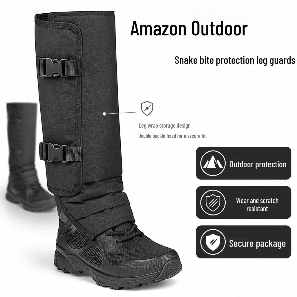 Ghette Impermeabili Anti-Morso di Serpente per Trekking nella Giungla e Alpinismo.