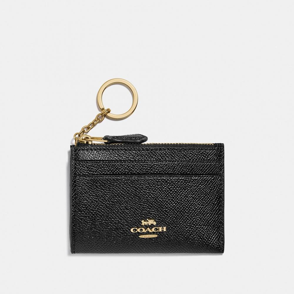 Coach Mini Skinny Id Case Gold Chalk