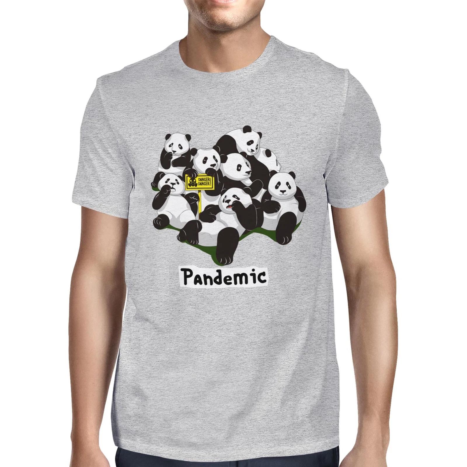 1Tee Mens Pandemic Panda T-Shirt XS