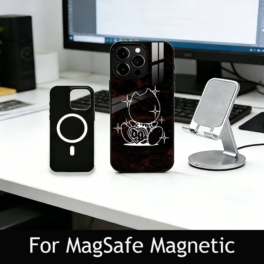B-Bladee DG 3-3-3 Phone Case For iPhone17,16,15,14,13,12,11 Plus,Pro Magnetic with Magsafe Wireless Charging